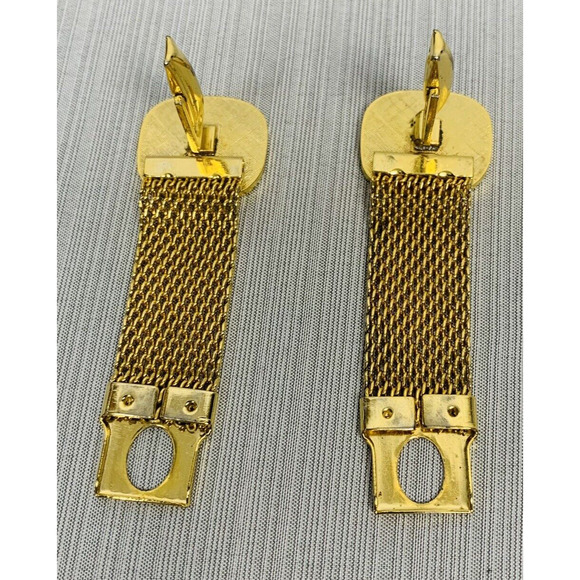 Double Egyptian Pharaoh‎ Wrap Around Yellow Gold Plated Cuff Links - Picture 4 of 7